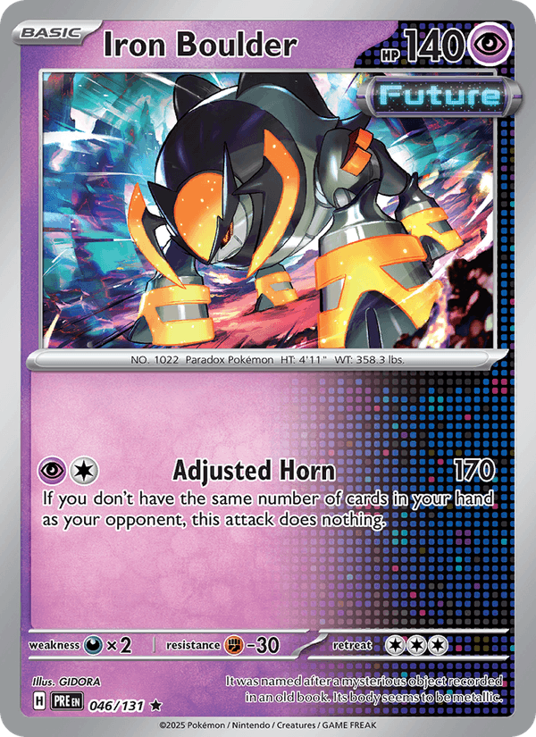 Iron Boulder (Master Ball Pattern) (SV: Prismatic Evolutions)