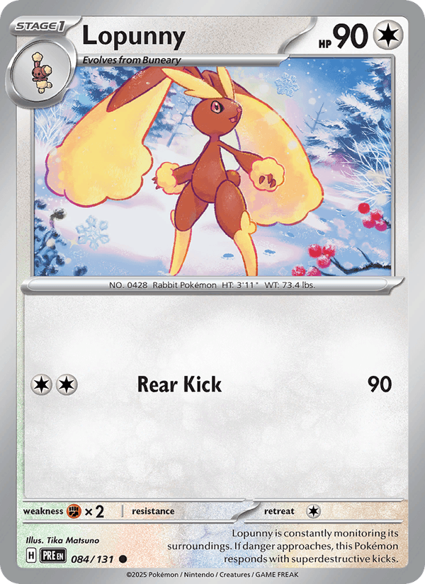 Lopunny (SV: Prismatic Evolutions)