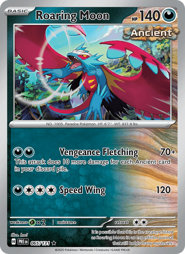 Roaring Moon (Master Ball Pattern) (SV: Prismatic Evolutions)