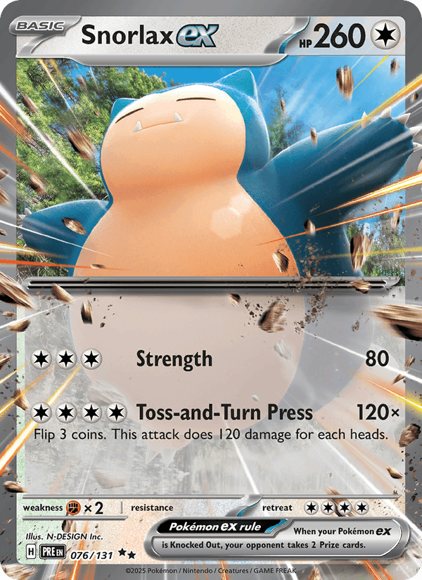 Snorlax ex (SV: Prismatic Evolutions)