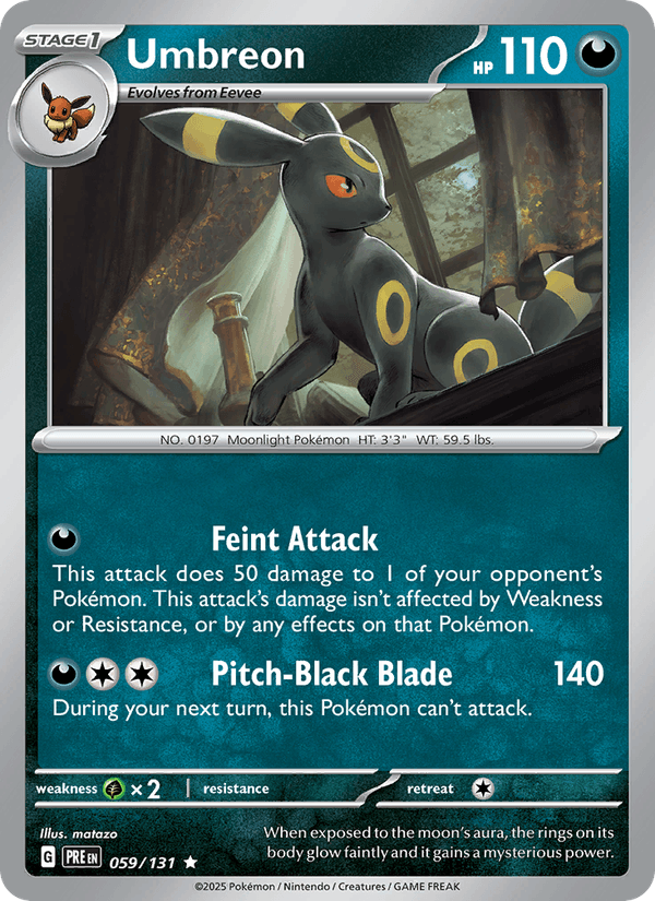 Umbreon (Master Ball Pattern) (SV: Prismatic Evolutions)