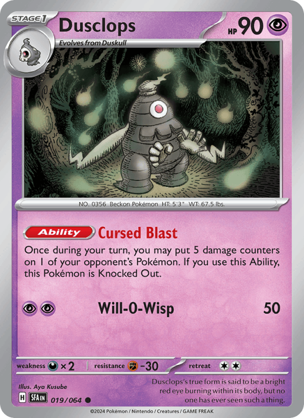 Dusclops - 019/064 (SV: Shrouded Fable)