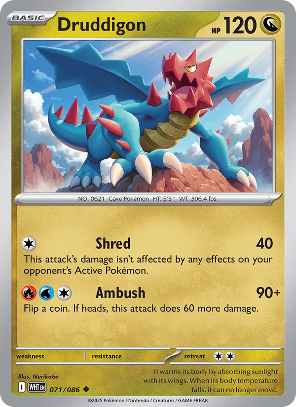 Druddigon (SV: White Flare)
