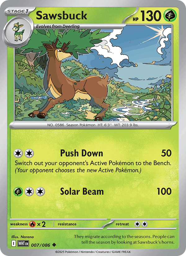 Sawsbuck (SV: White Flare)