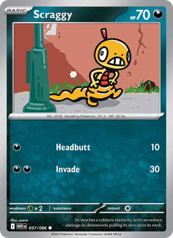 Scraggy (SV: White Flare)