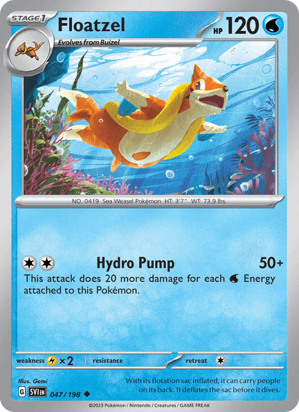Floatzel (SV01: Scarlet & Violet Base Set)