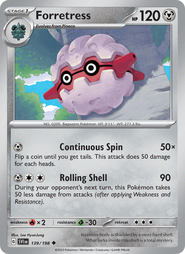 Forretress (SV01: Scarlet & Violet Base Set)