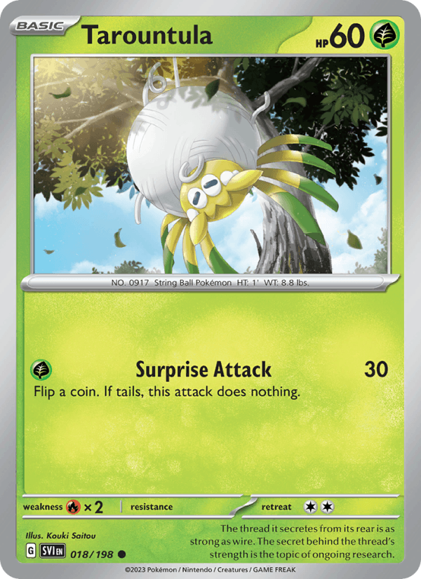 Tarountula - 018/198 (SV01: Scarlet & Violet Base Set)