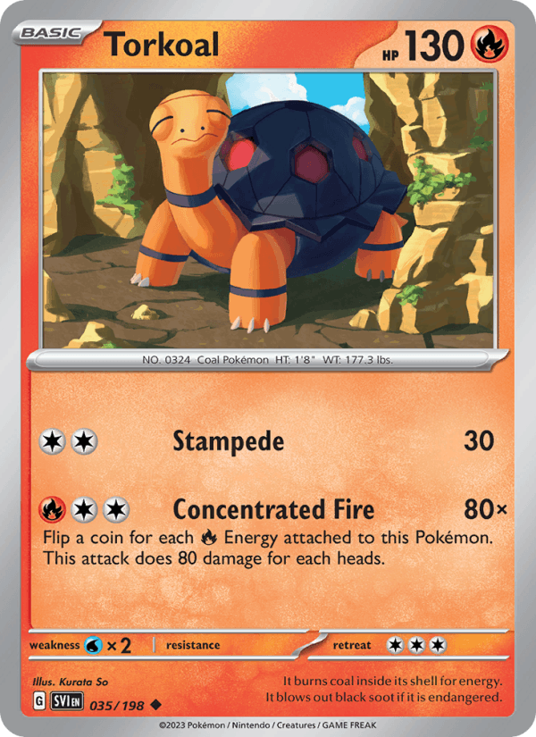 Torkoal (SV01: Scarlet & Violet Base Set)