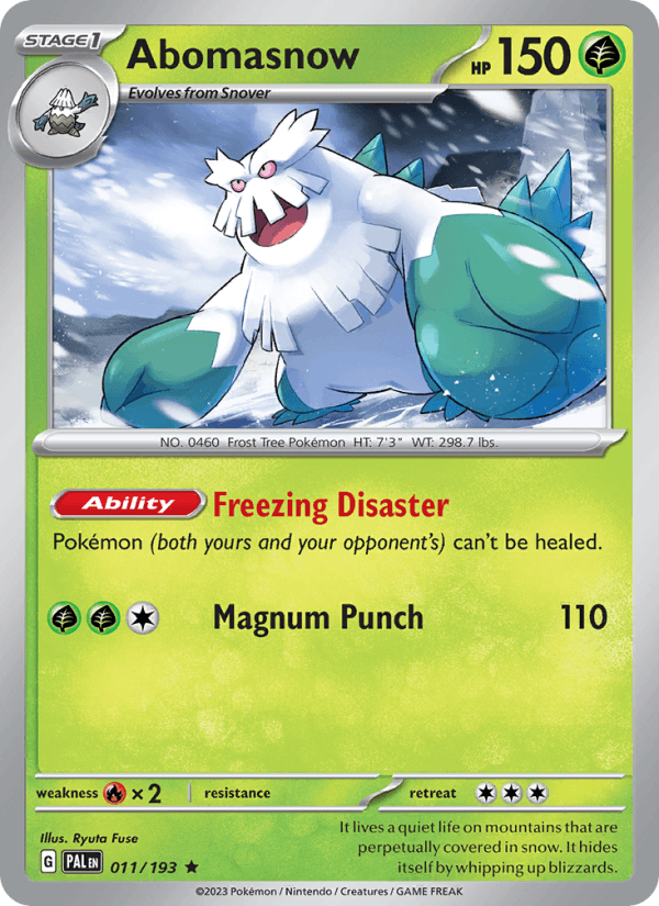 Abomasnow (SV02: Paldea Evolved)