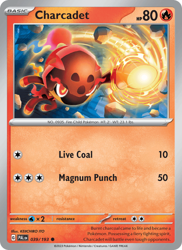 Charcadet - 039/193 (SV02: Paldea Evolved)