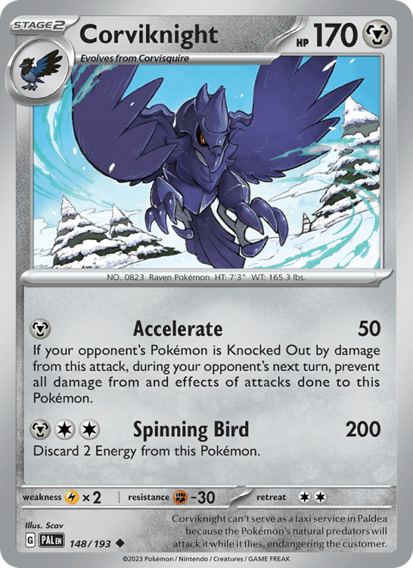 Corviknight (SV02: Paldea Evolved)