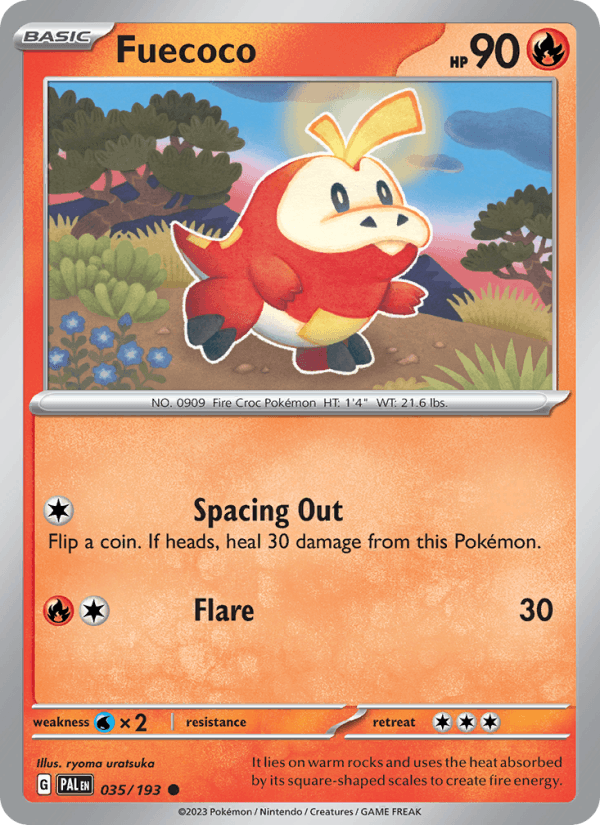 Fuecoco - 035/193 (SV02: Paldea Evolved)