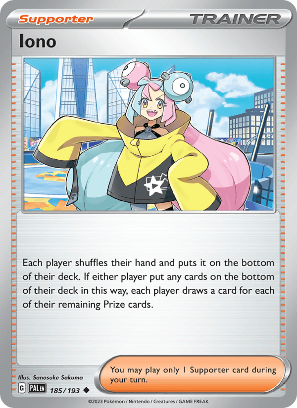 Iono - 185/193 (SV02: Paldea Evolved)