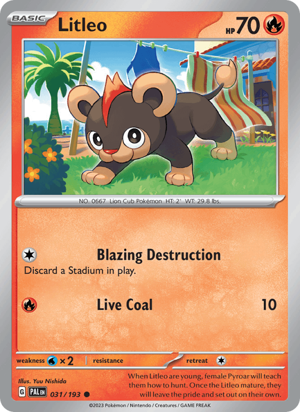 Litleo (SV02: Paldea Evolved)