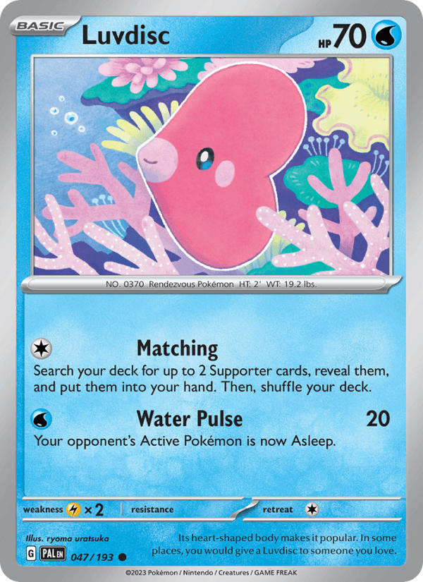 Luvdisc (SV02: Paldea Evolved)
