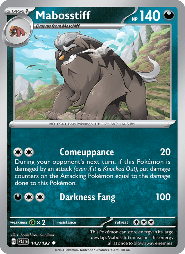 Mabosstiff (SV02: Paldea Evolved)