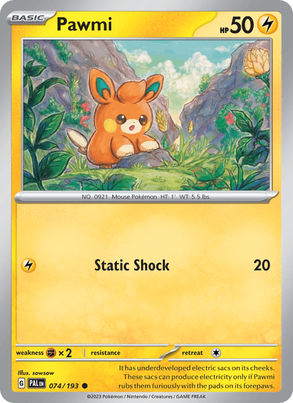 Pawmi (SV02: Paldea Evolved)