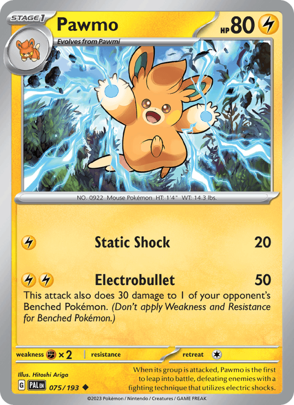 Pawmo (SV02: Paldea Evolved)