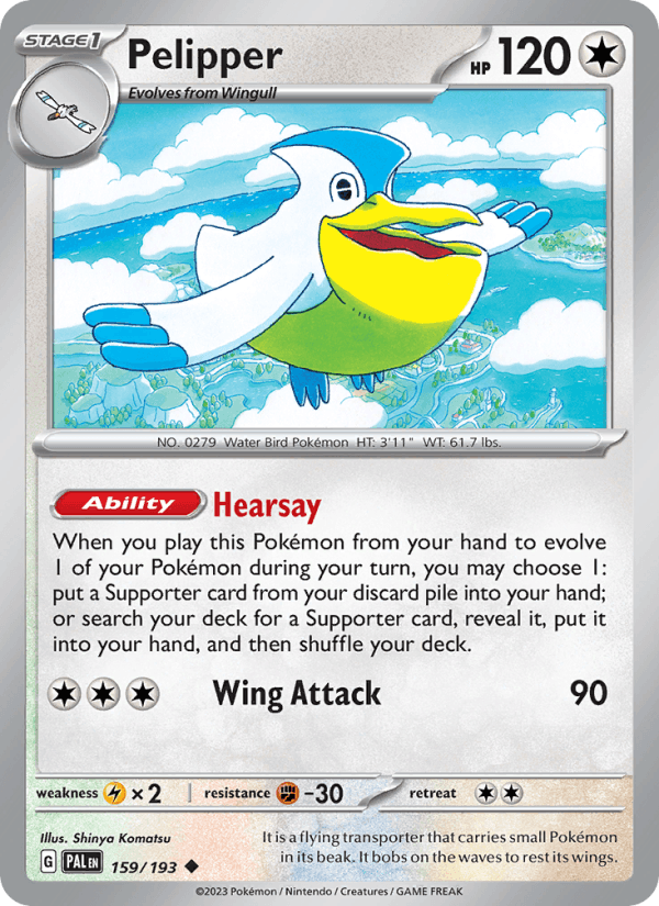 Pelipper (SV02: Paldea Evolved)