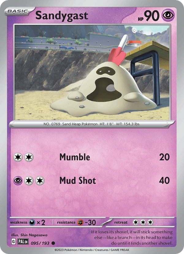 Sandygast - 095/193 (SV02: Paldea Evolved)