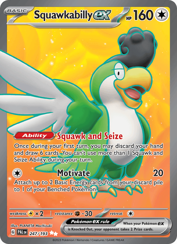 Squawkabilly ex - 247/193 (SV02: Paldea Evolved)