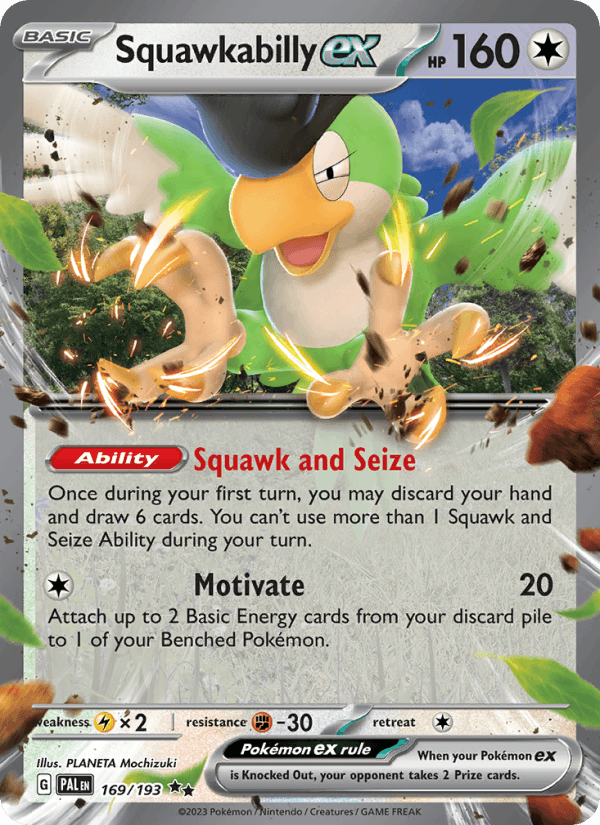 Squawkabilly ex (SV02: Paldea Evolved)