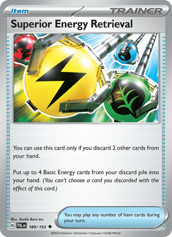 Superior Energy Retrieval - 189/193 (SV02: Paldea Evolved)