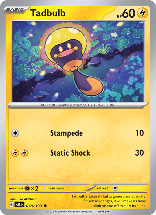 Tadbulb - 078/193 (SV02: Paldea Evolved)