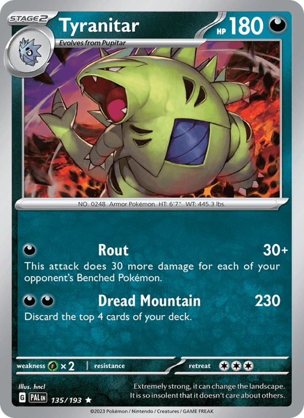 Tyranitar - 135/193 (SV02: Paldea Evolved)