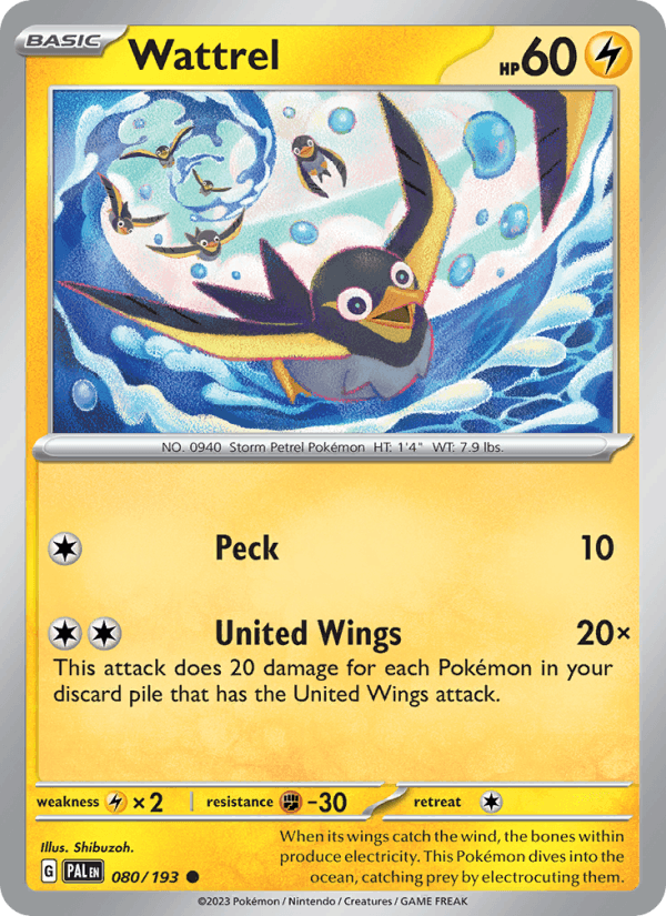 Wattrel - 080/193 (SV02: Paldea Evolved)
