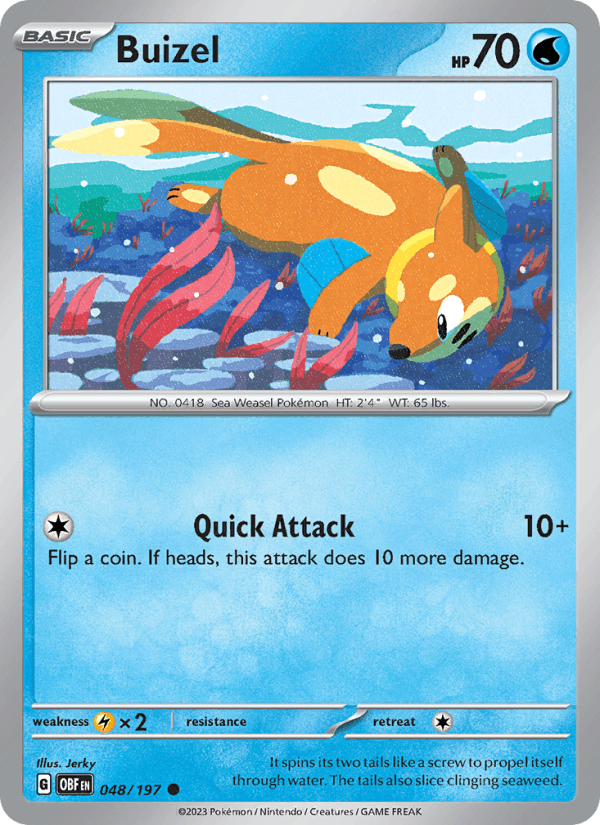 Buizel (SV03: Obsidian Flames)