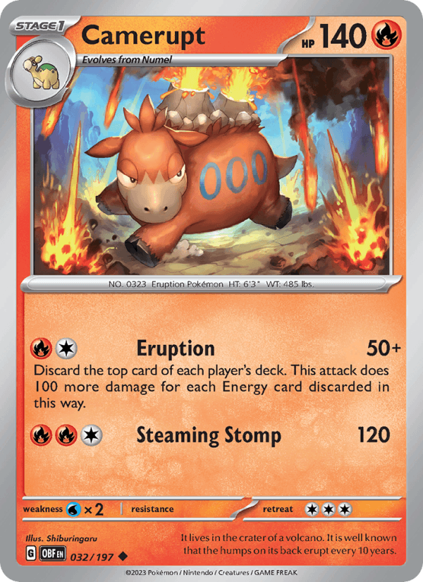 Camerupt (SV03: Obsidian Flames)