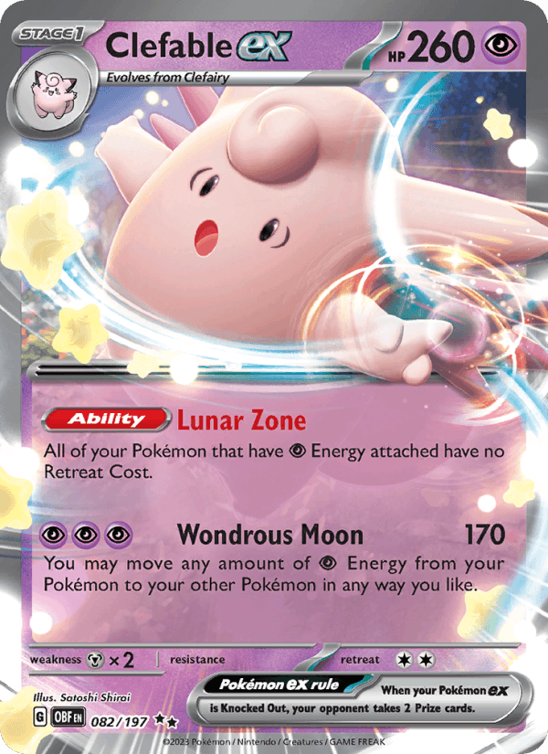 Clefable ex (SV03: Obsidian Flames)
