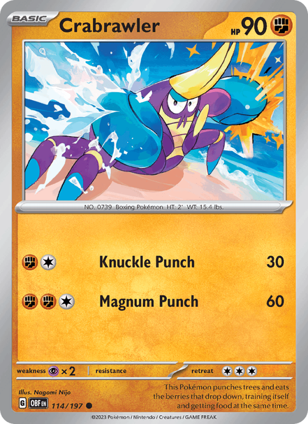 Crabrawler (SV03: Obsidian Flames)
