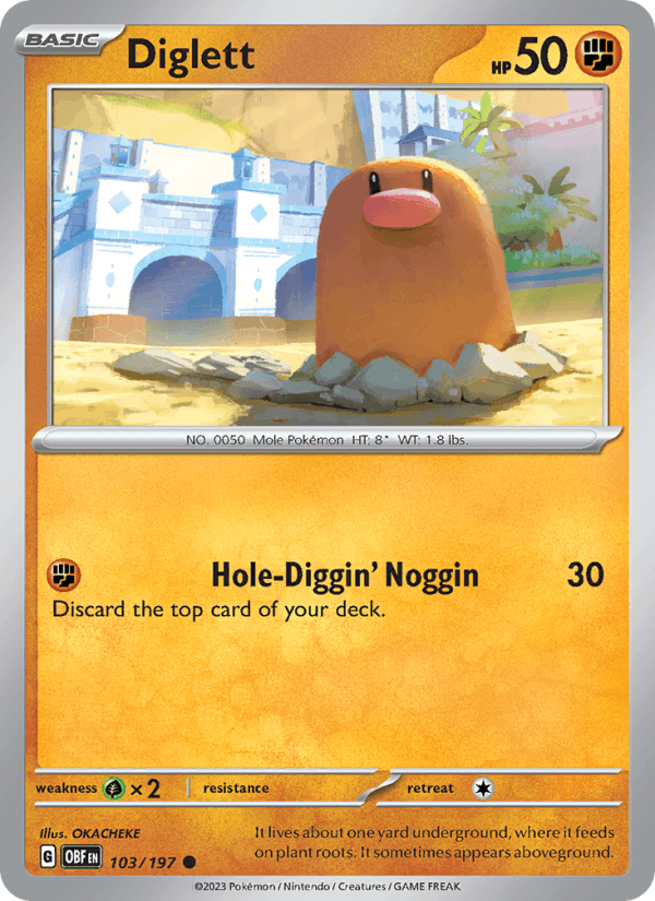 Diglett (SV03: Obsidian Flames)