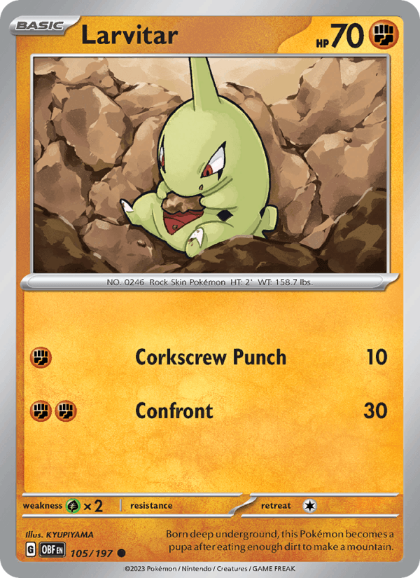 Larvitar (SV03: Obsidian Flames)