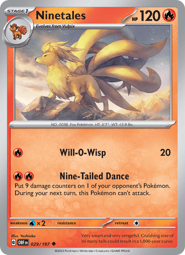 Ninetales (SV03: Obsidian Flames)