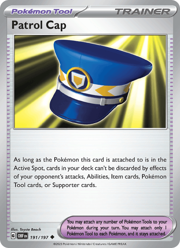 Patrol Cap (SV03: Obsidian Flames)