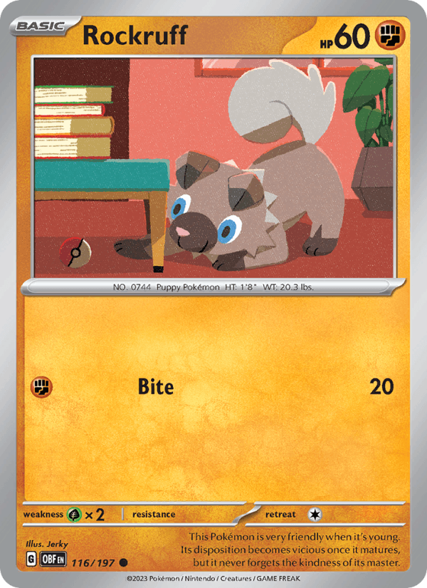 Rockruff (SV03: Obsidian Flames)