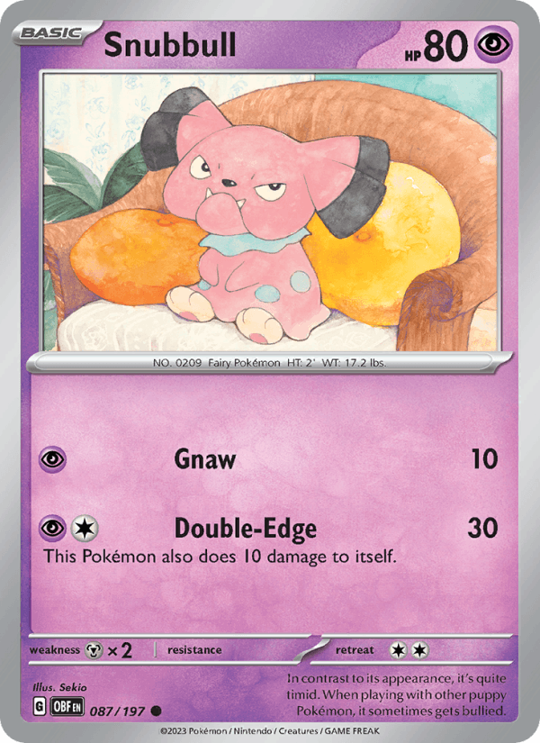 Snubbull (SV03: Obsidian Flames)