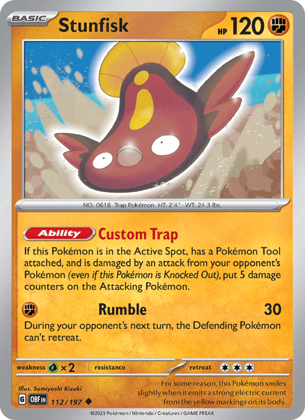 Stunfisk (SV03: Obsidian Flames)