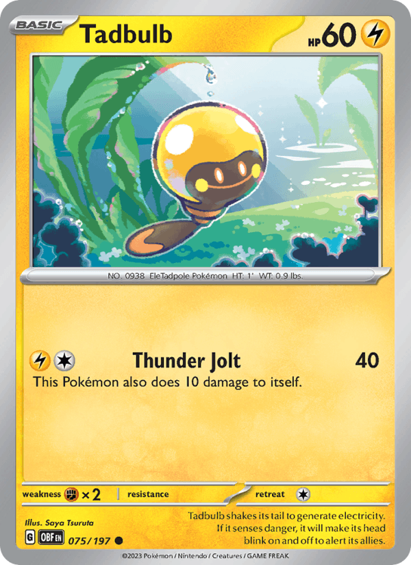 Tadbulb 075/197 (SV03: Obsidian Flames)