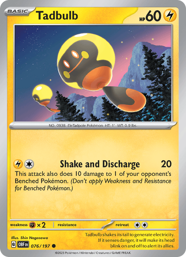 Tadbulb 076/197 (SV03: Obsidian Flames)