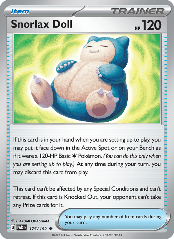 Snorlax Doll (SV04: Paradox Rift)