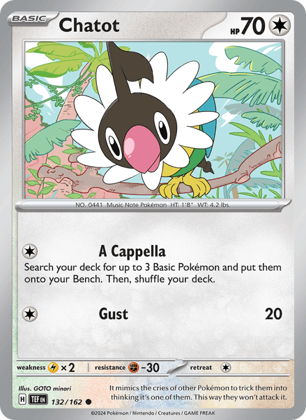 Chatot - 132/162 (SV05: Temporal Forces)