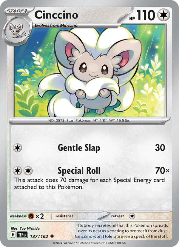 Cinccino - 137/162 (SV05: Temporal Forces)