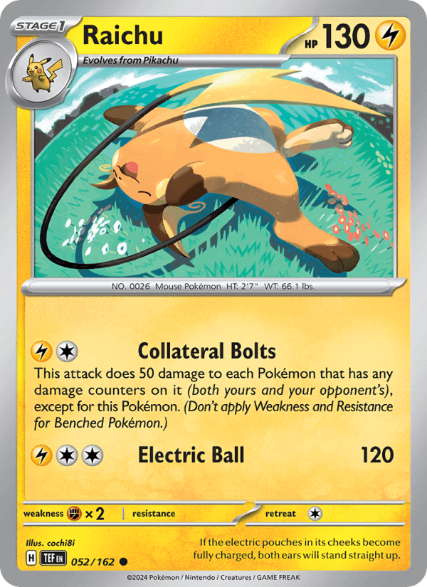 Raichu (SV05: Temporal Forces)