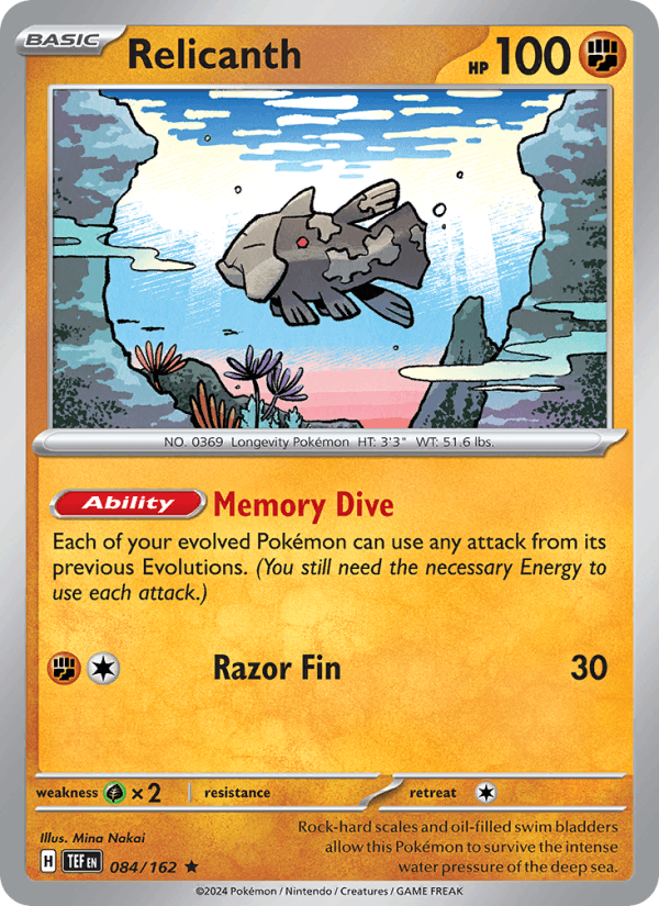 Relicanth - 084/162 (SV05: Temporal Forces)
