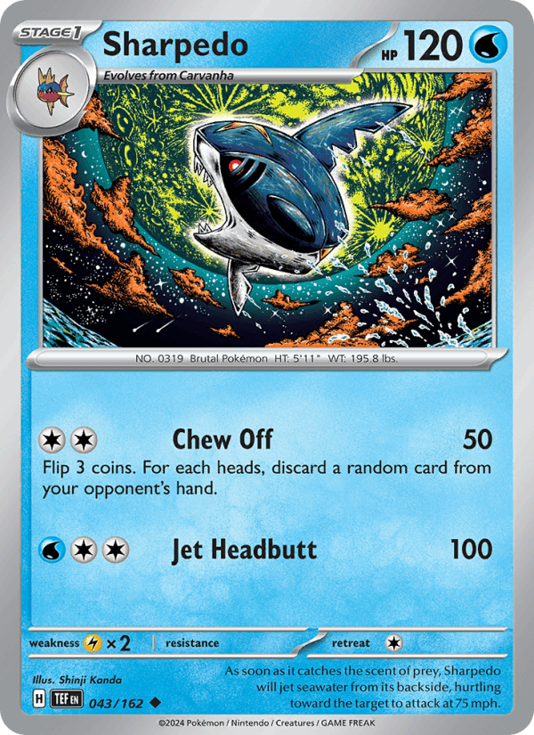 Sharpedo (SV05: Temporal Forces)